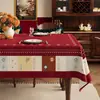 Toalha de Mesa Estilo Americano Nova 2026, Sem Lavagem, Impermeável, à Prova de Óleo, Resistente ao Calor, Luxo Leve, Sensação de Alta Qualidade, Toalha de Mesa de Café Vintage