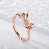 Anillo de Lazo de Plata de Ley 925 Coreano de Verano Nicho para Mujeres, Versátil y que No se Desvanece Ins Joyería de Anillo Abierto