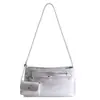 Nova Bolsa de Ombro Retro Fosca Outono e Inverno, Bolsa Quadrada Pequena Estilo Coreano, Bolsa Transversal de Nicho, Bolsa de Ombro Feminina de Couro Genuíno para o Dia a Dia Levemente Luxuosa
