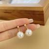 Pendientes de perlas estilo retro Hepburn, elegantes, artísticos, combinables, sencillos, para dama, para novias y estudiantes.