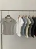 Camiseta de Manga Corta con Cuello Polo Omalai para Mujer Primavera y Verano Nuevo Estilo Plisada Cintura Ajustada Top Corto 5978