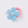 Diadema de Flor de Fieltro de Colores con Accesorios para el Cabello de Perlas, Diadema de Flor de Ciruelo de Colores para Bebé, Diadema Linda para Niñas que No Daña el Cabello