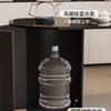 Mesa de té y combinación de sillas para balcón de tablero de roca, sala de estar para el hogar, mesa de té pequeña, lujo ligero moderno, alto sentido, nuevo 2024