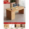 Estação de Trabalho Individual Simples para Funcionário de Escritório Mesa de Escritório Combinação de Mesa e Cadeira para Pessoal de Escritório Mesa para Computador de Mesa para Casa
