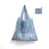 Bolsa de Compras Plegable, Nueva de Gran Capacidad, Bolsa Plegable Ecológica en Stock, Bolsa de Tote de Almacenamiento Plegable Portátil Impresa Creativa