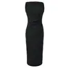Vestido Ribeteado de Tirantes Anchos Azul Puro Deseo que Realza el Blanco para Mujer Primavera/Verano 2026 Elegante Ajustado Sexy Largo Venta al por Mayor