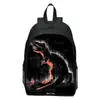 Mundo Animal Tiranosaurio Rex Dinosaurio Mochila Escolar Infantil Estudiantes de Primaria y Secundaria Mochila de Moda Mochila Personalizada DIY