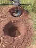 Máquina Perforadora de Tierra para Dos Personas de 196cc, Máquina Excavadora y Plantadora de Alta Potencia, Máquina Plantadora de Árboles de 6.5 Hp a Gasolina