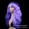 Perucas Coloridas de Ondas Grandes da Moda Europeia e Americana Mais Vendidas em 2017, Adereços de Maquiagem para Festas Dançantes, Perucas de Palhaço, Cabelos Cacheados para Festas