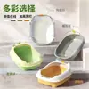 Bandeja de Arena para Gatos Totalmente Semicerrada Extra Grande, Antiderrames de Arena, Colección de Suministros para Gatos Gigantes, Inodoro para Gatos