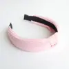 Nueva Diadema de Tela Retro Elegante Anudada Estilo Coreano Moda Diadema Ins Ancha Tejida Diadema Anudada Accesorio para el Cabello
