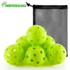 Pelota de Pickleball Esmerilada Moldeo Rotacional Material de Polietileno 26g Estándar Oficial Competición Duradera Anti-Grietas Equilibrada Vuelo de Precisión
