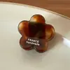 Pinza para el Cabello Exquisita Pequeña de Acetato Coreana Pasador de Corazón Pinza de Mariposa de Gama Alta Pinza de Tiburón Hueca para Mujeres