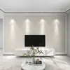 Papel tapiz de mármol de lujo ligero para pared de fondo de TV, moderno y simple para sala de estar, sofá, cine y televisión, tela mural decorativa