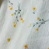 Tecido de Gaze Dupla Estampado Floral Keqiao para Pijamas, Roupas de Casa, Roupas de Bebê, Cobertores Infantis e Babadores