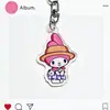 Mercadorias Sanrio Japonesas para Passeios e Lazer, Chaveiro Acrílico My Melody e Cinnamoroll, Pingente de Desenho Animado Fofo