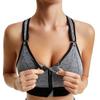 Sujetador Deportivo Europeo y Americano Personalizado para Mujer Talla Grande Push-Up Sujetador de Alta Resistencia Corte Cruzado Chaleco de Fitness para Correr Yoga