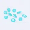 Pedras preciosas de vidro em formato de ovo mais vendidas pelo fabricante 2*3-13*18mm oval cor branca vidro pedras soltas atacado