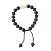 Pulsera de cuentas con forma de jade Hetian simple retro con cuentas de ámbar de medicina natural pulsera unisex venta al por mayor