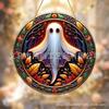 Direto da fábrica série transfronteiriça de elementos de fantasma assustador de Halloween disco de decoração para atmosfera de feriado interno e externo