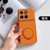 Aplicable a Funda para Teléfono Moto Edge 70 Textura de Cuero Sensación de Piel G86 Soporte Magnético Giratorio E14 Avanzada G75 Funda Resistente a Caídas