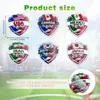 Posavasos Acrílico Creativo Transfronterizo Copa Mundial 2026, Esterilla Calentada en Relieve con Forma de la Copa Hércules, Esterilla con Diseño de Escudo Personalizado