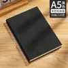 Caderno A5 de Venda Quente Transfronteiriço Personalizado com Aparência Sofisticada Couro de Pele de Ovelha Espessado Livro de Registro de Reuniões com Logotipo Impresso para Escritório Corporativo