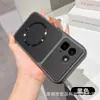 Adecuado para funda de teléfono magnética con patrón de cuero de lichi para vivoV70FE, funda protectora anticaídas con ventana de visualización grande para iQOO15 V60lite
