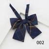 Cuello jk flor a cuadros rayas pajarita pajarita de lazo para mujer rojo red de campus japonés pajarita de lazo bóxer raíz de pluma gigante al por mayor