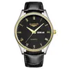 Relógio Guanqin B4 Marca Estudante Calendário Duplo À Prova D'água Pulseira de Aço Relógio de Quartzo Luminoso Relógio Masculino Gq11006