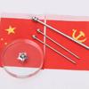 Bandera Roja de Cinco Estrellas para Agitar a Mano Nano Impermeable Día Nacional Bandera Roja para Agitar a Mano Bandera Nacional con Asta Pequeña Bandera Roja Fabricante Personalización