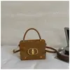 Bolsa Cuadrada Pequeña de Bloques de Color al por Mayor Bolso Elegante de Temperamento 2025 Versátil Cerradura Bolso de Hombro Único Estilo Pequeño Chanel Bolso Cruzado