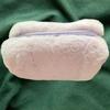 2024 Novo estojo de lápis de pelúcia para meninas bolsa de mão cor doce bolsa de cosméticos portátil