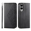 Funda para teléfono móvil con tapa abatible y diseño de diamante en relieve antideslizante, adecuada para Samsung S26Ultra. Funda para teléfono móvil Samsung A57 con soporte anticaídas.
