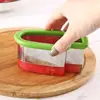 Molde Criativo para Bandeja de Frutas Fatiador de Melancia Forma de Picolé de Sorvete Molde de Prensa de Frutas de Aço Inoxidável Ferramenta de Fatiar