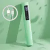 Luz Portátil Transfronteiriça para Nail Art, Lâmpada de Unha Pequena Portátil Recarregável, Lâmpada de Fototerapia com Tela de Exibição, Mini Lâmpada para Secagem de Unhas