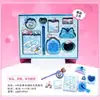 Sanrio Bloc de Notas 64K Set de Papelería de Cuero Peine Espejo Broche Bolígrafo Libreta Cinta Caja de Regalo Set
