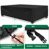 Funda para muebles de jardín y patio de fábrica, funda para juego de muebles de exterior extragrande, protección solar, a prueba de polvo, funda antipolvo