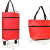 Stock Listo Bolsa de Compras Plegable al por Mayor Bolsa de Arrastre Portátil Bolsa para la Compra de Comestibles Gran Capacidad Bolsa de Supermercado Bolsa con Ruedas Se Puede Enviar en Nombre de Otros