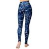 Calça Legging Yoga Dança Feminina Plus Size Cintura Alta Elástico Justa no Quadril Estampa Digital Europeia e Americana XY6651