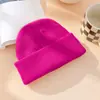 Gorro de Melón Transfronterizo para Hombre Otoño e Invierno Gorro de Punto Estudiantes Europeos y Americanos Gorro de Lana Caliente para Exteriores Sin Visera Gorro para el Frío Personalización