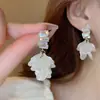 Presilhas de Orelha Estilo Coreano Sem Furo, Brincos com Design Estiloso para Mulheres, Presilhas de Osso da Orelha com Borboleta e Pérola de Franja Longa, Alto Padrão