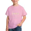 Camisetas Casuales de Moda de Manga Corta para Niños de Algodón Puro con Cuello Redondo Exportación Transfronteriza Ropa para Niños Camisetas de Marca de Moda Camisetas Estampadas de Verano