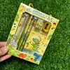 8036 Caja de Set de Papelería Regalos Pequeños para Jardín de Infancia Material Escolar Tarjeta de Lápiz Set para Colorear Regalos para Niños