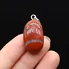 Pingente Irregular de Pedra Natural Exquisito Cristal Rosa Pedra Olho de Tigre Acessórios para Joias de Colar DIY Pingente