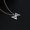 Collar con Logotipo de la Estrella de Baloncesto de la NBA Paul George para Pareja de Hombres y Mujeres Acero Titanio Hip-Hop Calle Colgante Individual Venta al por Mayor