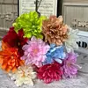 Ramo de Flores Artificiales de Peonía e Hibisco, Flores de Seda Hechas a Mano para Decoración de Bodas y Arreglos de Paisaje