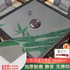 Mantel de Mahjong, Accesorios de Mantel para Máquina Automática de Mahjong, Diseño de Piel de Vaca, Engrosado, Sin Fichas Impresas, Tapete de Tela de Mahjong para Mesa