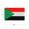 Países Africanos Sudáfrica Egipto Kenia Congo Nigeria Angola Brazalete de Bandera Sello de Velcro de Bandera