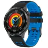 Correa de Reloj de Silicona Bicolor de 22 mm Adecuada para Relojes Huawei, Xiaomi, Honor, Samsung, Garmin y Suunto con Diseño de Hebilla Doble